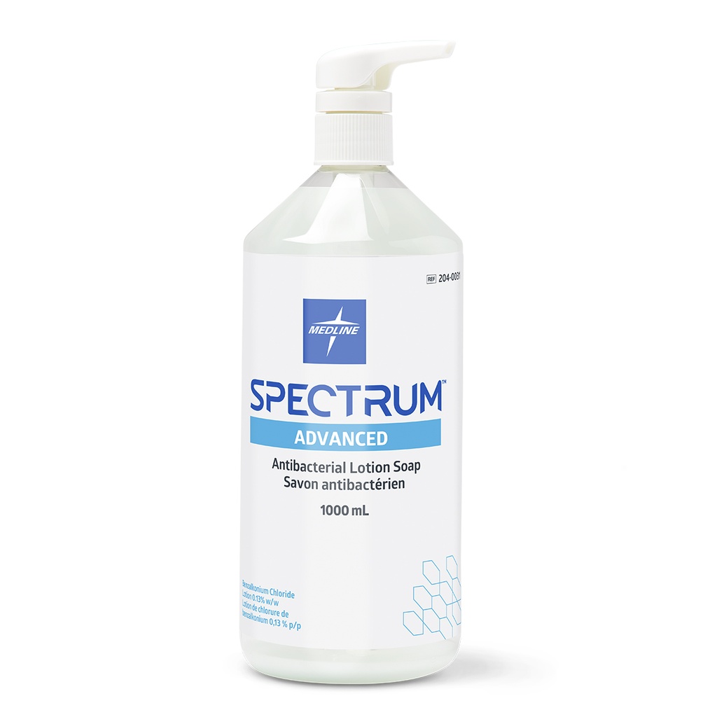 Spectrum™ Advanced Antibacterial Lotion Hand Soap; 1 L, Pump Bottle | CASE/6 EACH