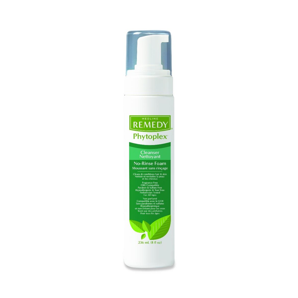 Remedy® Phytoplex No-Rinse Perineal Foam Cleanser; 236 mL, Unscented | CASE/12 EACH
