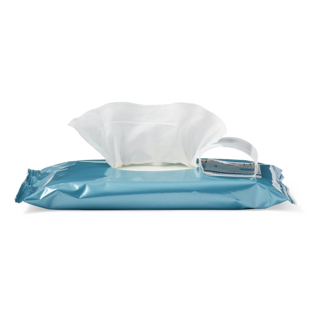 Medline ReadyFlush Biodegradable Flushable Wipes; 7" x 8" (18 cm x 20 cm) | CASE/960 EACH | PKG/40 EACH