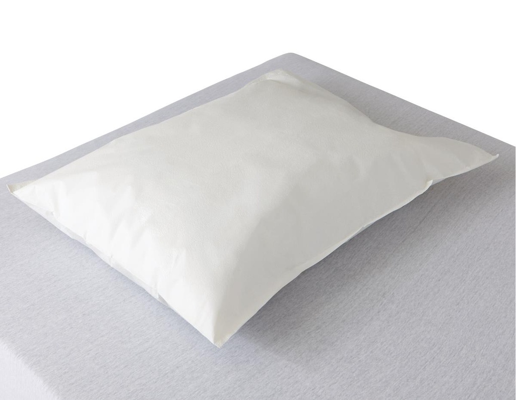 [NON24345-CASE] Medline Single-Use Tissue/Poly Pillowcase; 21" x 30" (53 cm x 76 cm), White | CASE/100 EACH