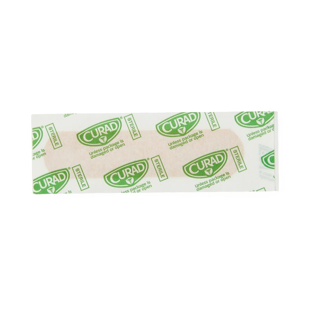 [NON25500-CASE] CURAD® Plastic Adhesive Bandage; 0.75" x 3" (1.9 cm x 7.6 cm) | CASE/1200 EACH | BOX/100 EACH (CASE)