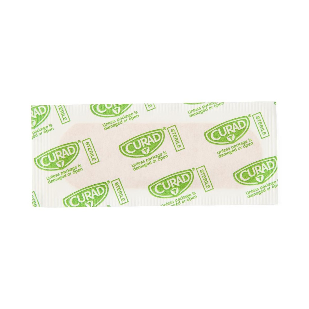 [NON25600-CASE] CURAD® Plastic Adhesive Bandage; 1" x 3" (2.5 cm x 7.6 cm) | CASE/1200 EACH | BOX/100 EACH (CASE)
