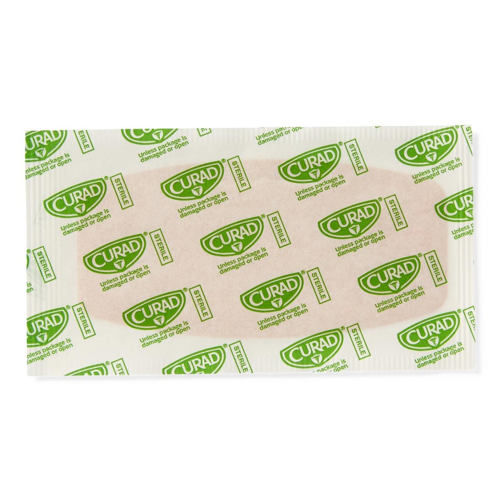 [NON25504-CASE] CURAD® Plastic Adhesive Bandage; 2" x 4" (5 cm x 10 cm) | CASE/600 EACH | BOX/50 EACH (CASE)