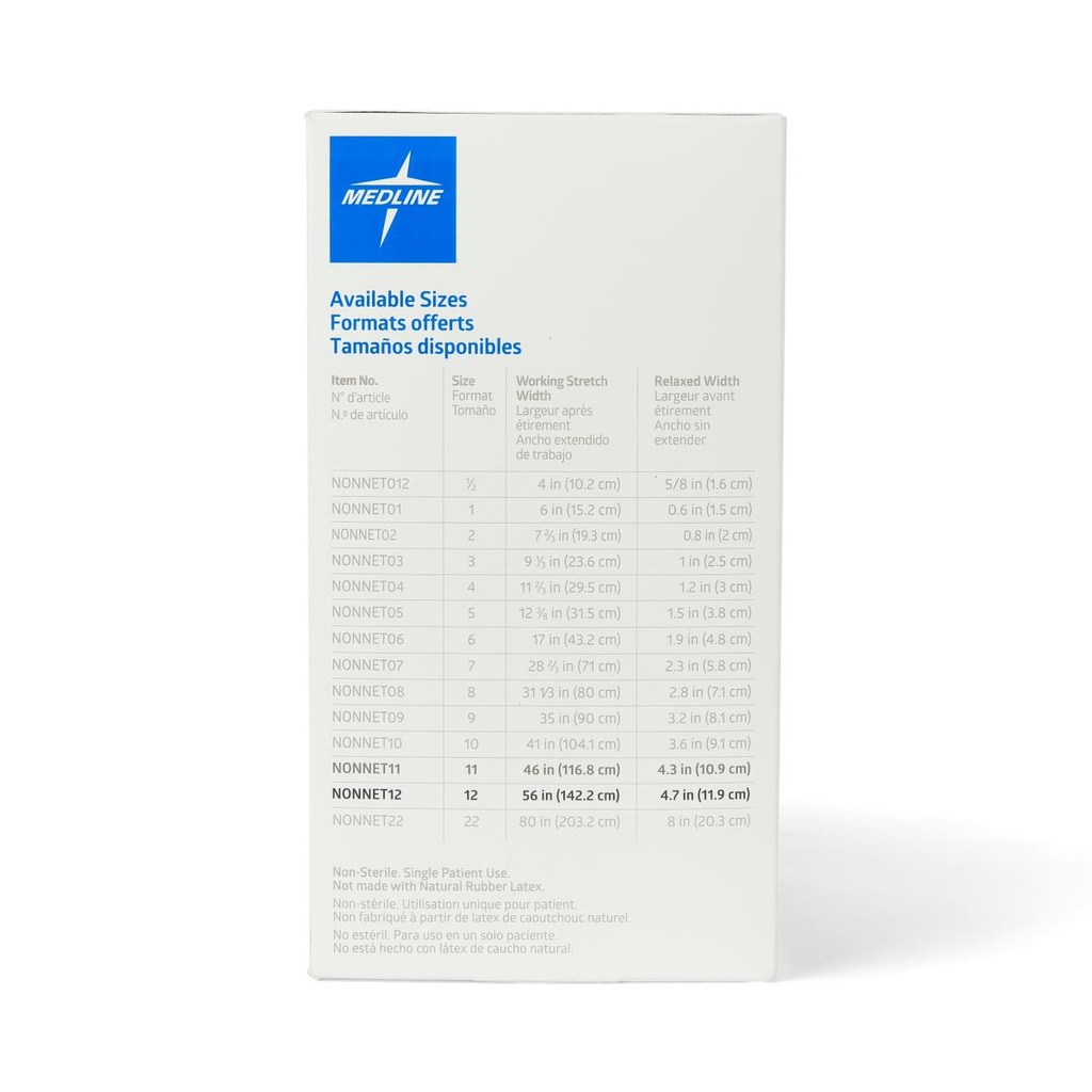 Medline Stretch Tubular Elastic Dressings Retention Net; Size 11 | CASE/10 EACH