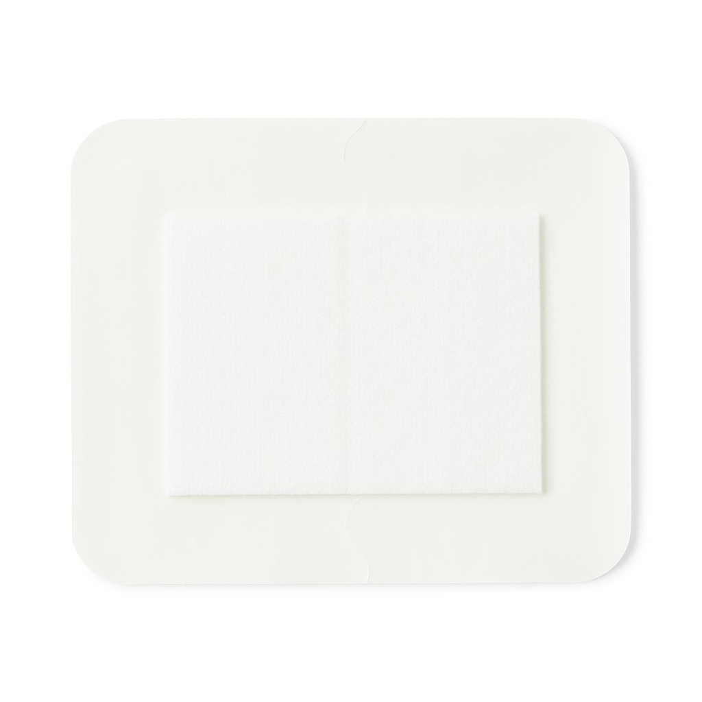 Medline Suresite® 123+ Pad® Transparent Film Dressing with Absorbent Pad; 4" x 4.72" (10 cm x 12 cm) | CASE/200 EACH | BOX/50 EACH