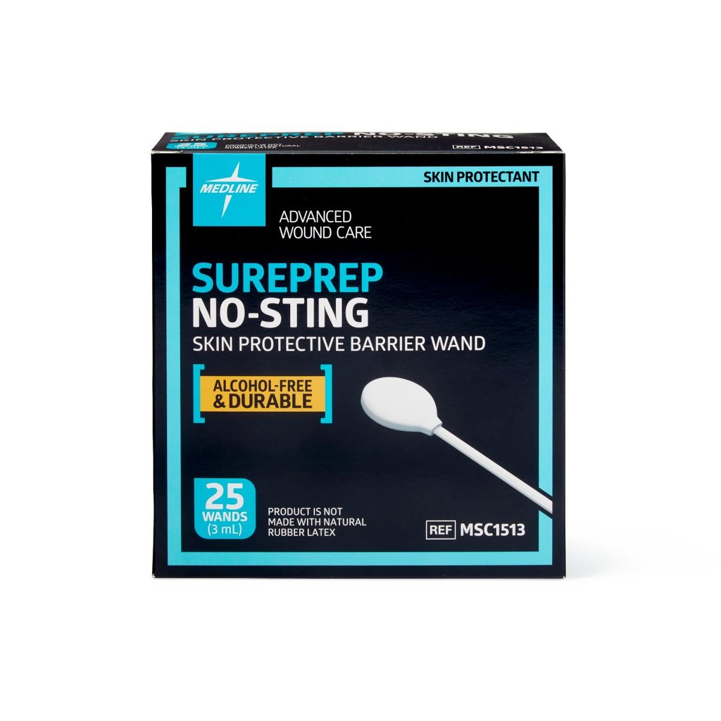 Medline SurePrep® No-Sting Skin Protectant; 3 mL, Wand | CASE/100 EACH | BOX/25 EACH