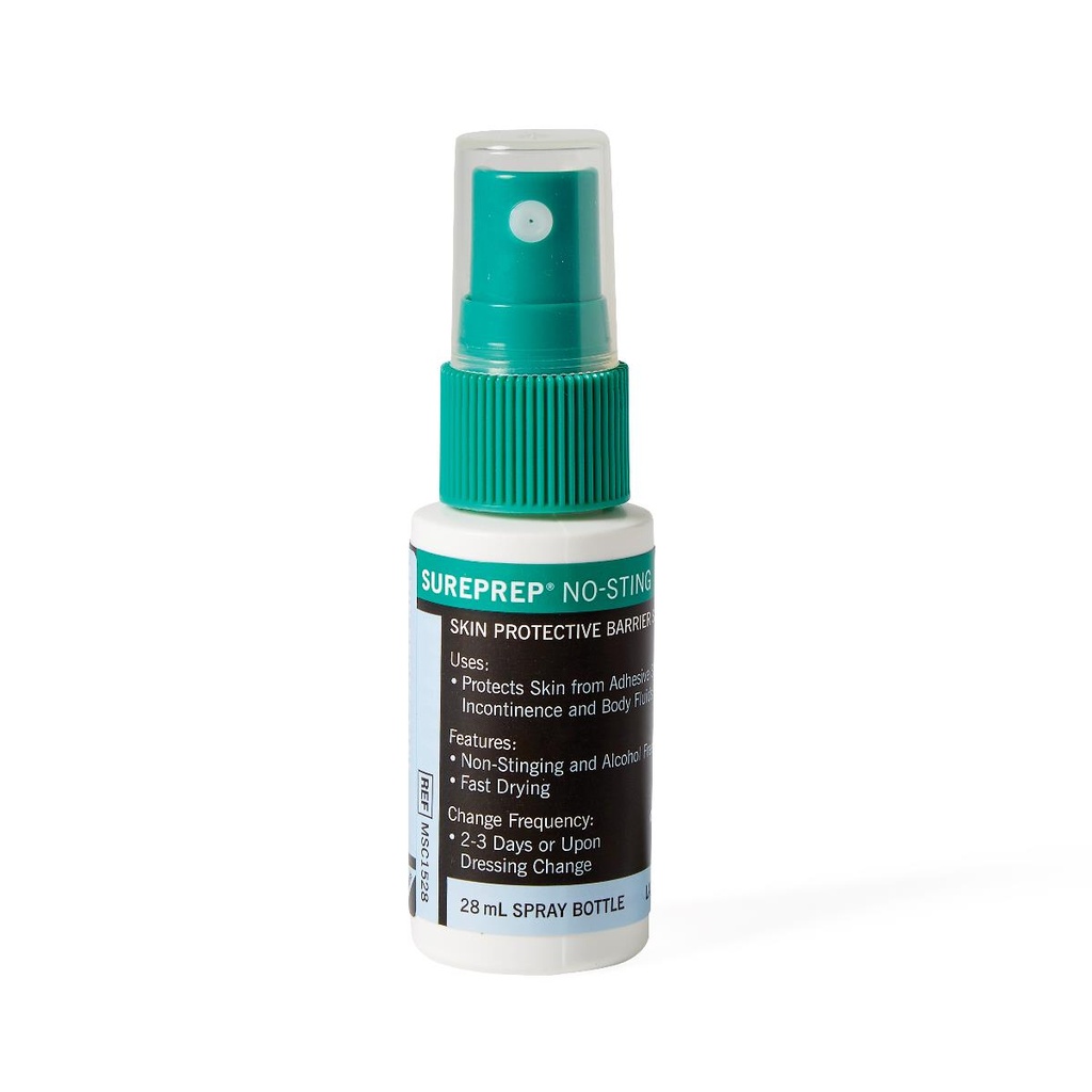 Medline SurePrep® Rapid-Dry Skin Protectant; 28 mL, Spray Bottle, Protectant | CASE/12 EACH