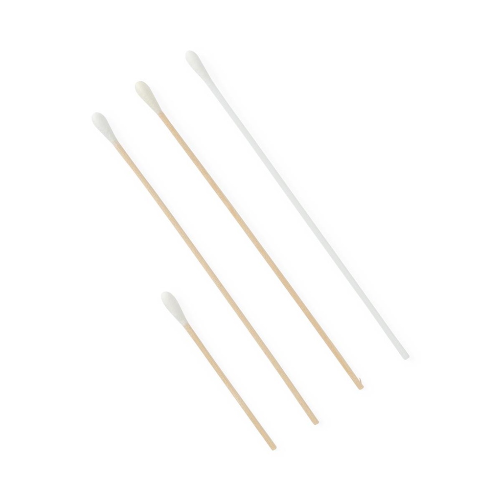 [MDS202095-CASE] Medline Sterile Cotton-Tipped Applicator; 6" (15 cm), Plastic Applicator | CASE/2000 EACH | BOX/200 EACH | PKG/2 EACH (CASE)