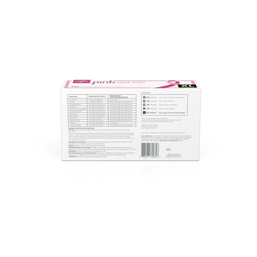 Generation Pink® Sense Powder-Free Nitrile Exam Glove | CASE/2300 EACH;BOX/230 EACH