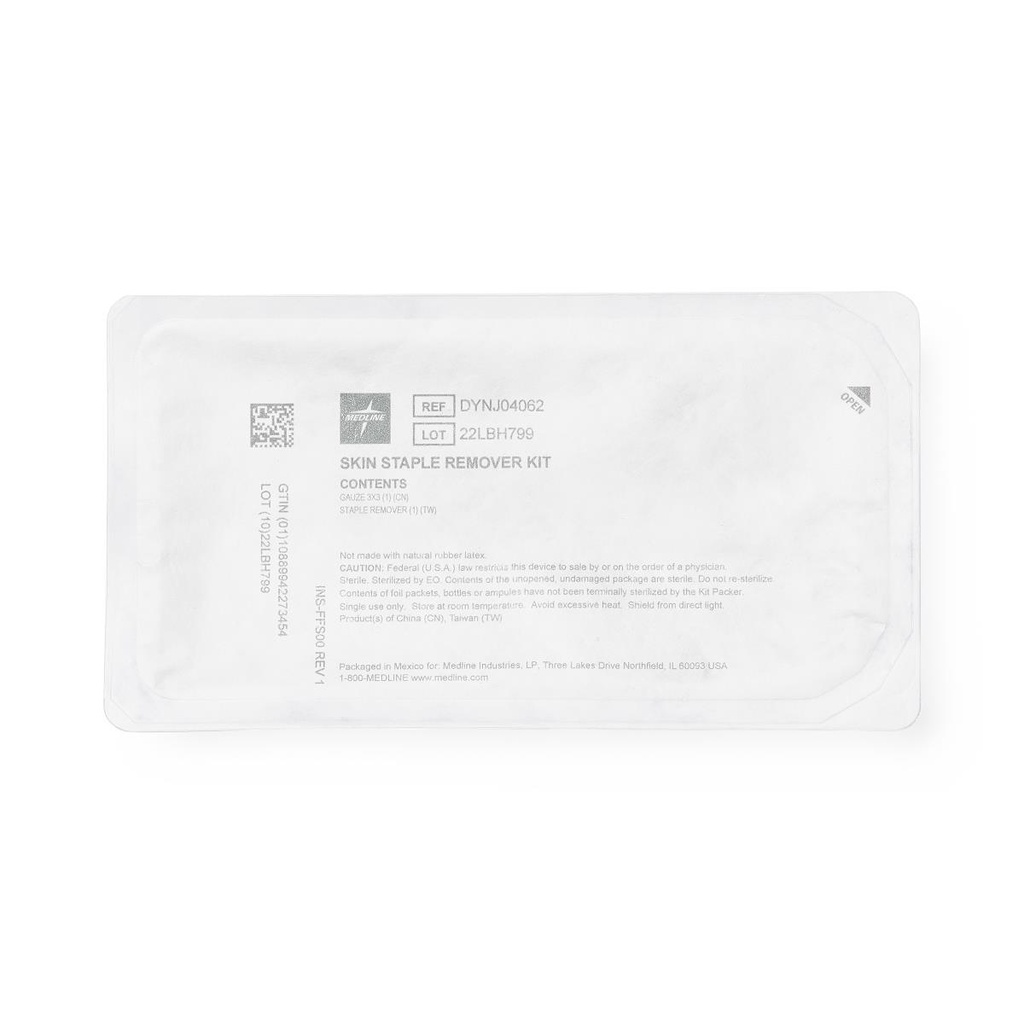 [DYNJ04062-CASE] Medline Sterile Skin Staple Remover Kit | CASE/50 EACH (CASE)