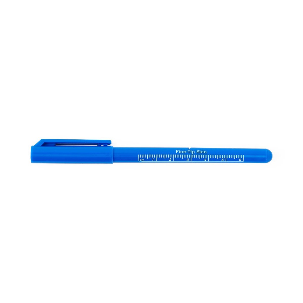 Medline Sterile Surgical Skin Marker with Ruler; Fine Tip, with Label | CASE/50 EACH