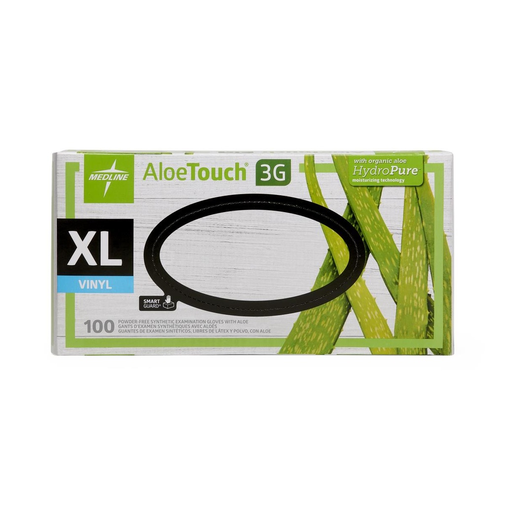 AloeTouch® 3G Powder-Free Synthetic Exam Glove | CASE/1000 EACH;BOX/100 EACH