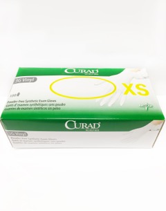 CURAD® 3G Powder-Free Synthetic Vinyl Exam Glove | CASE/1300 EACH;BOX/130 EACH