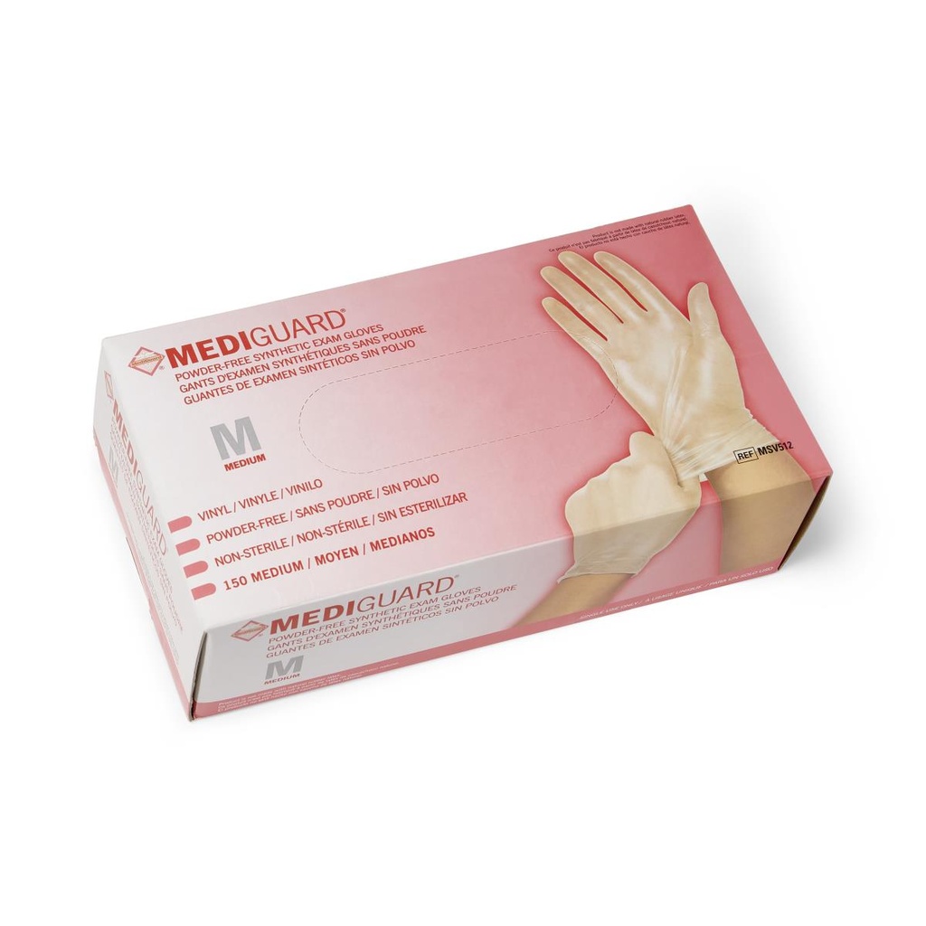 Mediguard® Powder-Free Vinyl Exam Glove | CASE/1300 EACH;BOX/130 EACH