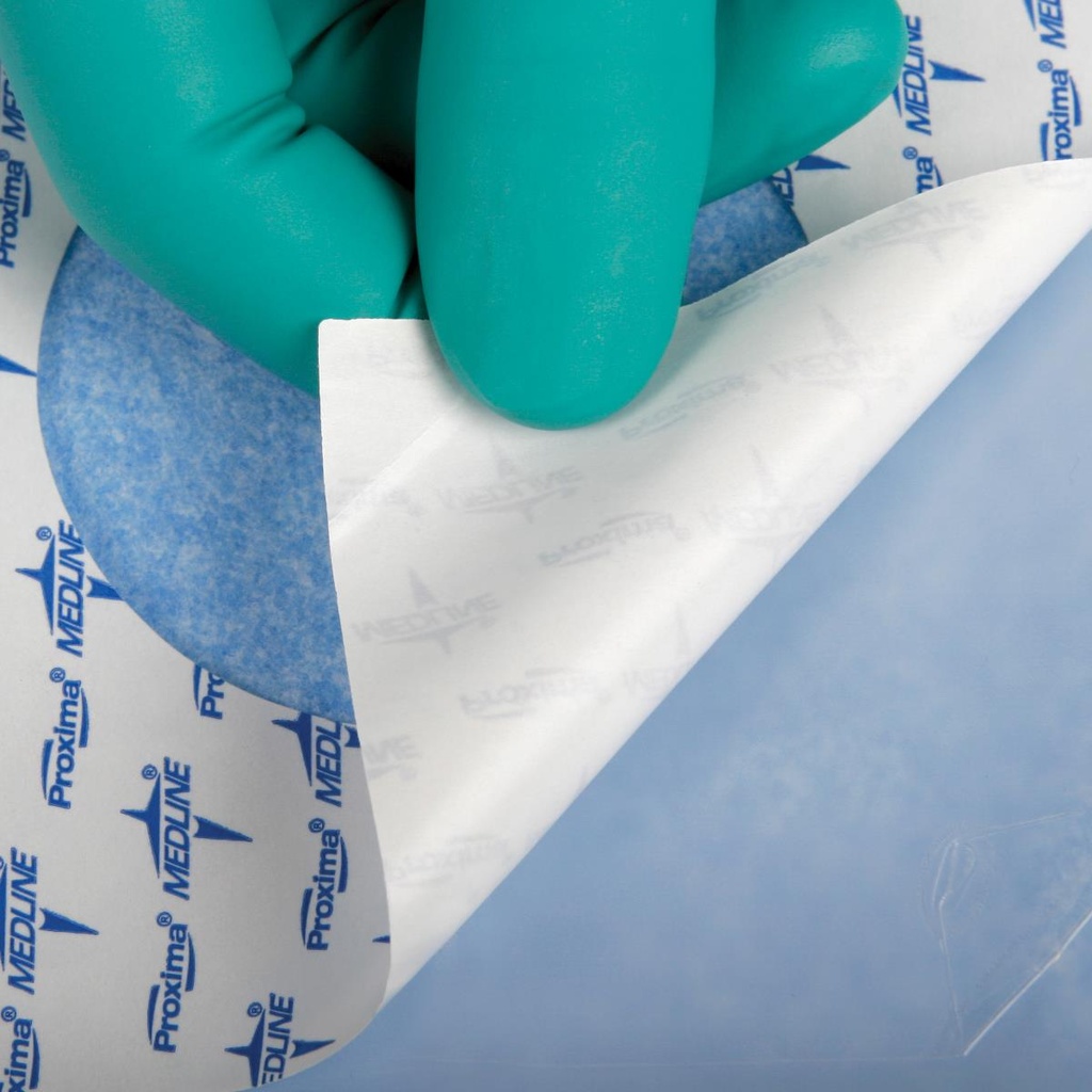 Medline Invisishield Aperture Surgical Drape; 16" x 16" (41 cm x 41 cm) | CASE/40 EACH | BOX/10 EACH
