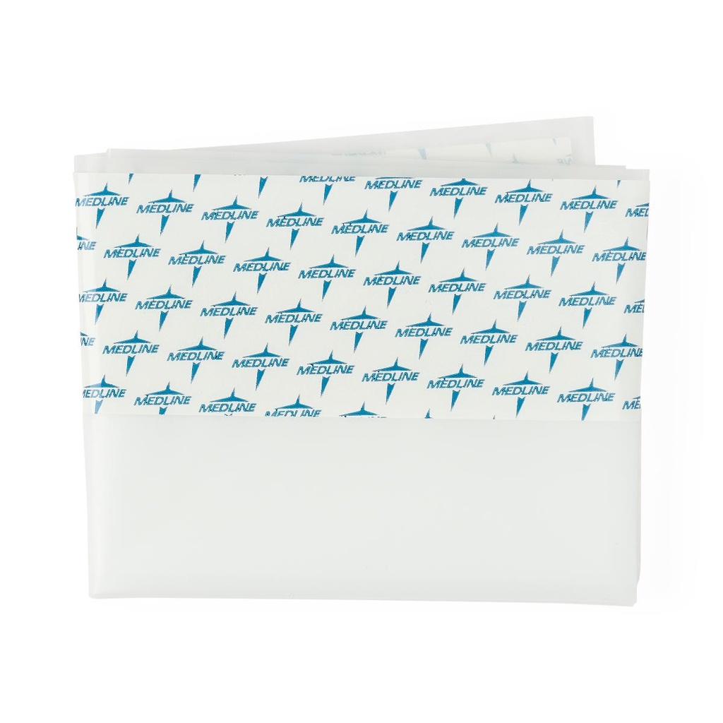 Medline Invisishield Multipurpose Surgical Towel Drape; Large 18" x 24" (46 cm x 61 cm), Frosted | CASE/40 EACH | BOX/10 EACH