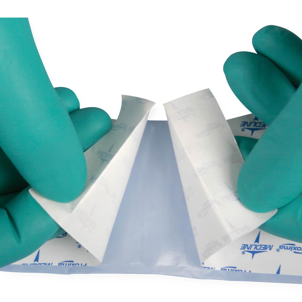Medline Invisishield PolySurgical U-Drape; 48" x 52" (122 cm x 132 cm) | CASE/40 EACH | BOX/10 EACH
