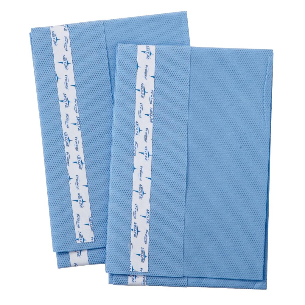 Medline Utility Sterile Surgical Drape with Tape; 15" x 26" (38 cm x 66 cm) | CASE/200 EACH | PAIR/2 EACH | PKG/2 EACH