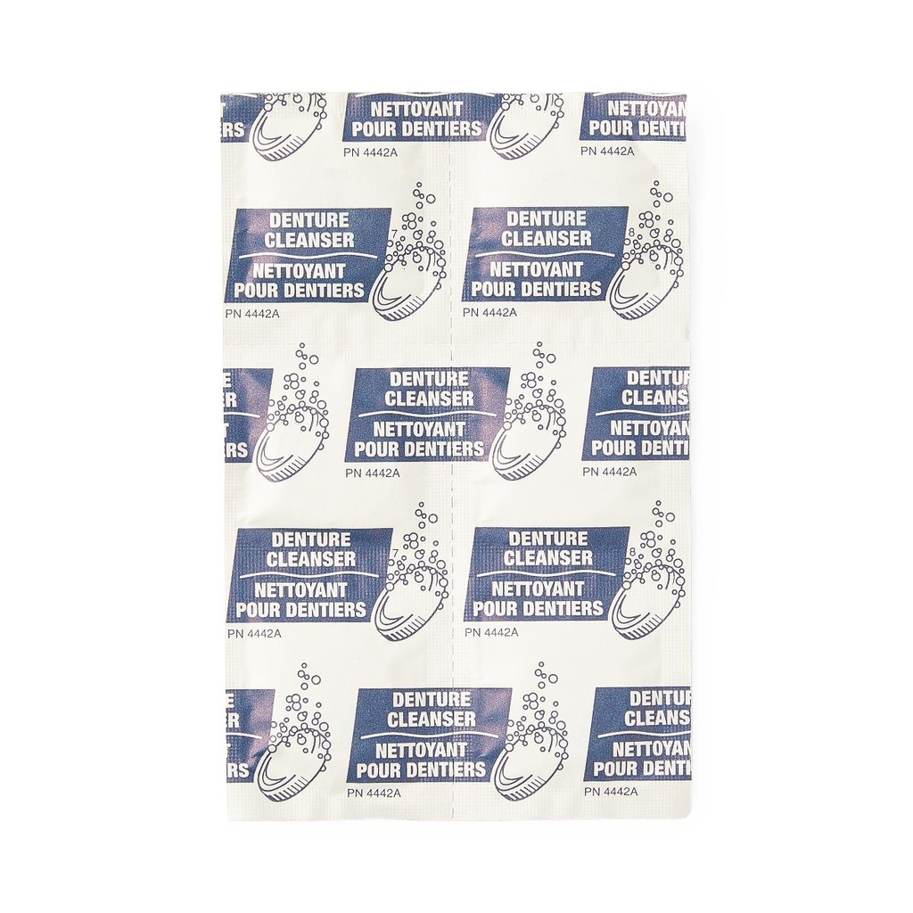 Effervescent Denture Cleanser Tablet | CASE/1080 EACH | BOX/90 EACH