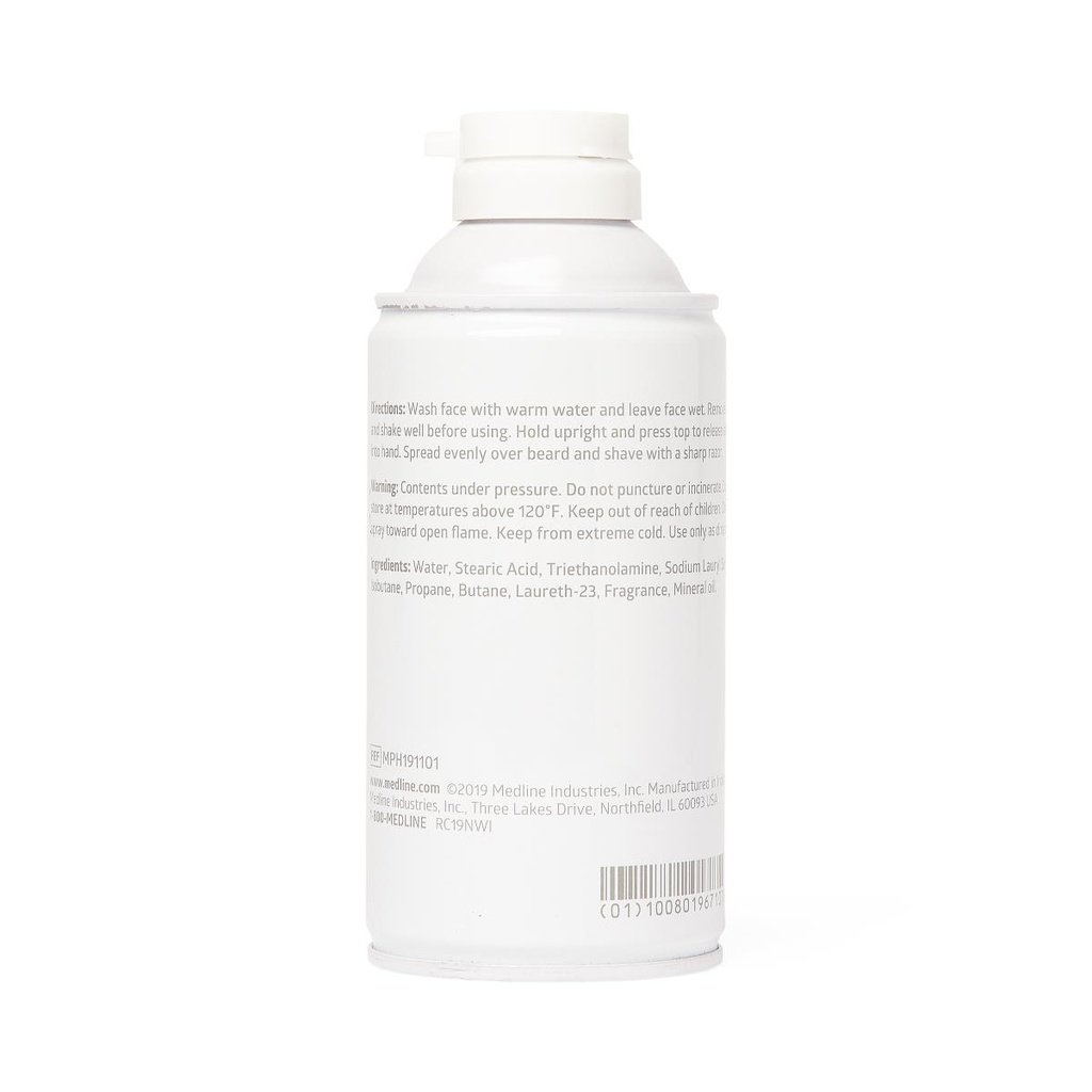 Medline MedSpa Shaving Cream; 325 mL | CASE/12 EACH