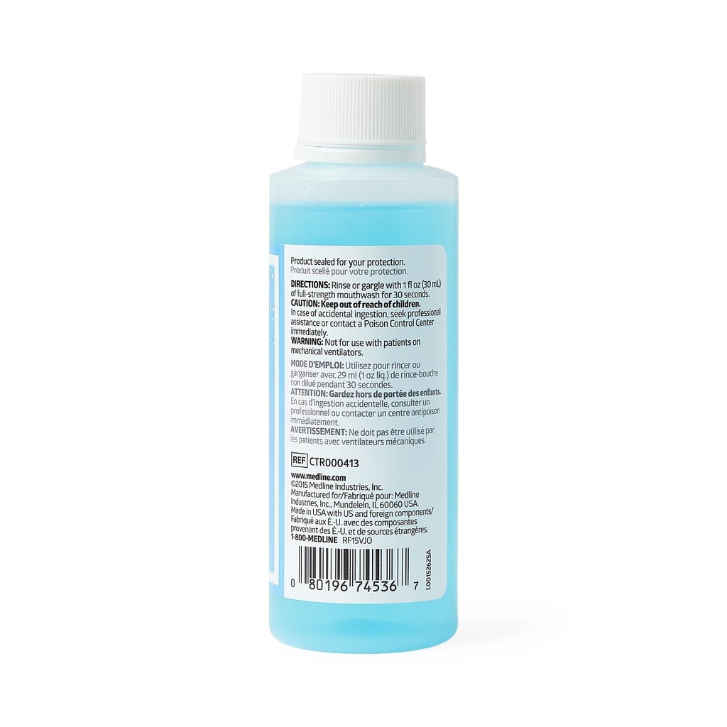 Medline SparkleFresh™ Alcohol-Free Mouthwash; 118 mL | CASE/60 EACH | BTL/1 EACH