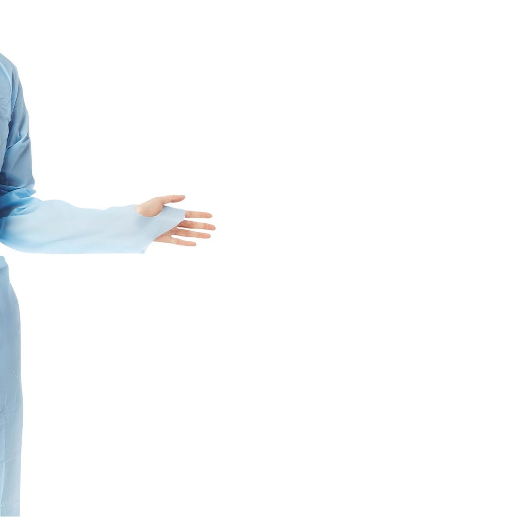 Medline Heavy-Weight Polyethylene-Film Gown; Extra Large | CASE/75 EACH | BOX/15 EACH
