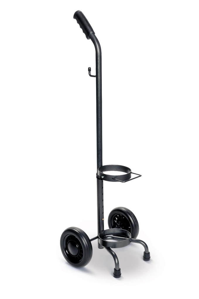 Medline Rolling Cart for D and E Oxygen Cylinders; Cylinder Cart, for D / E Canisters, Oxygen | CASE/6 EACH