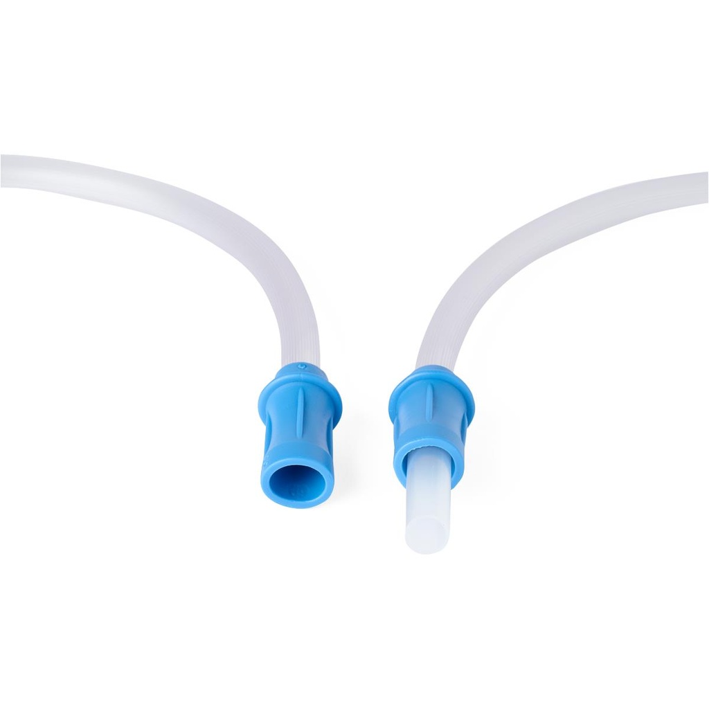 Medline Sterile Universal Suction Tubing with Scalloped Connectors; 3/16'' x 10' (4.76 mm x 3 m) | CASE/50 EACH