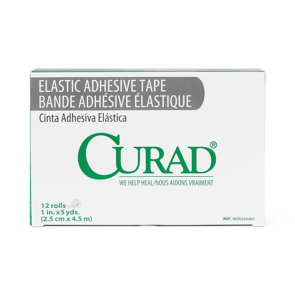 CURAD® Elastic Adhesive Bandage Tape; 1" x 5 yd. (2.5 cm x 4.5 m) | CASE/144 EACH | BOX/12 EACH