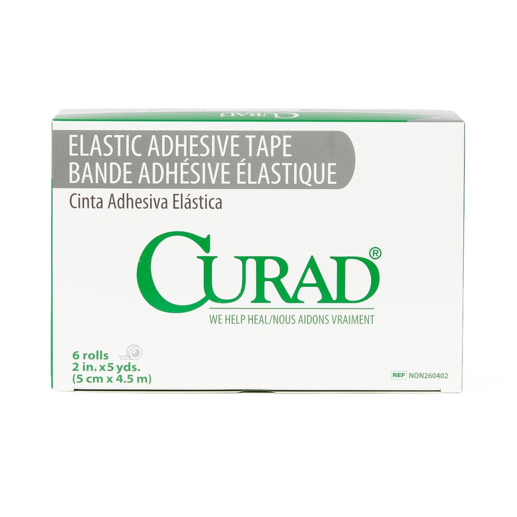 CURAD® Elastic Adhesive Bandage Tape; 2" x 5 yd. (5 cm x 4.5 m) | CASE/72 EACH | BOX/6 EACH