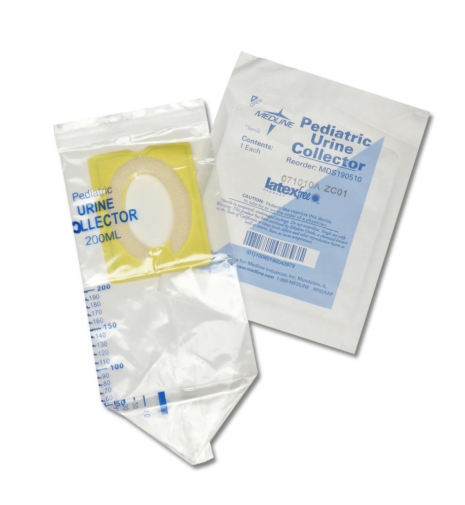 Medline Pediatric Urine Specimen Collector; 6.75 oz. (200 mL) | BOX/50 EACH | CASE/50 EACH