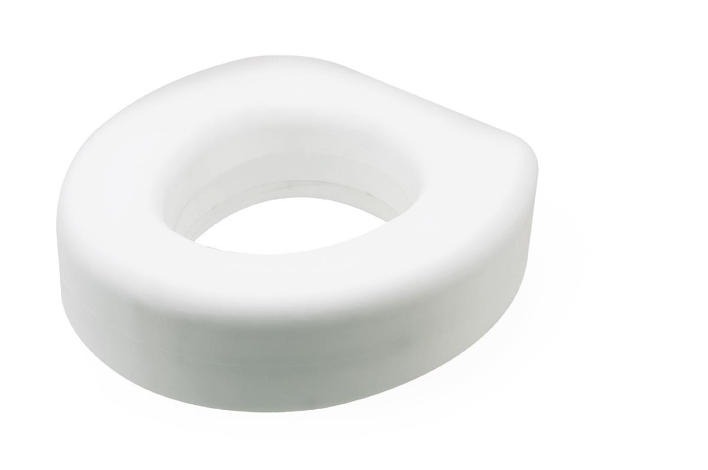 Medline 12.7 cm (5") Raised Toilet Seat; 5" Economy Toilet Seat Riser, No Lock,400 lb. Weight Capacity | CASE/1 EACH