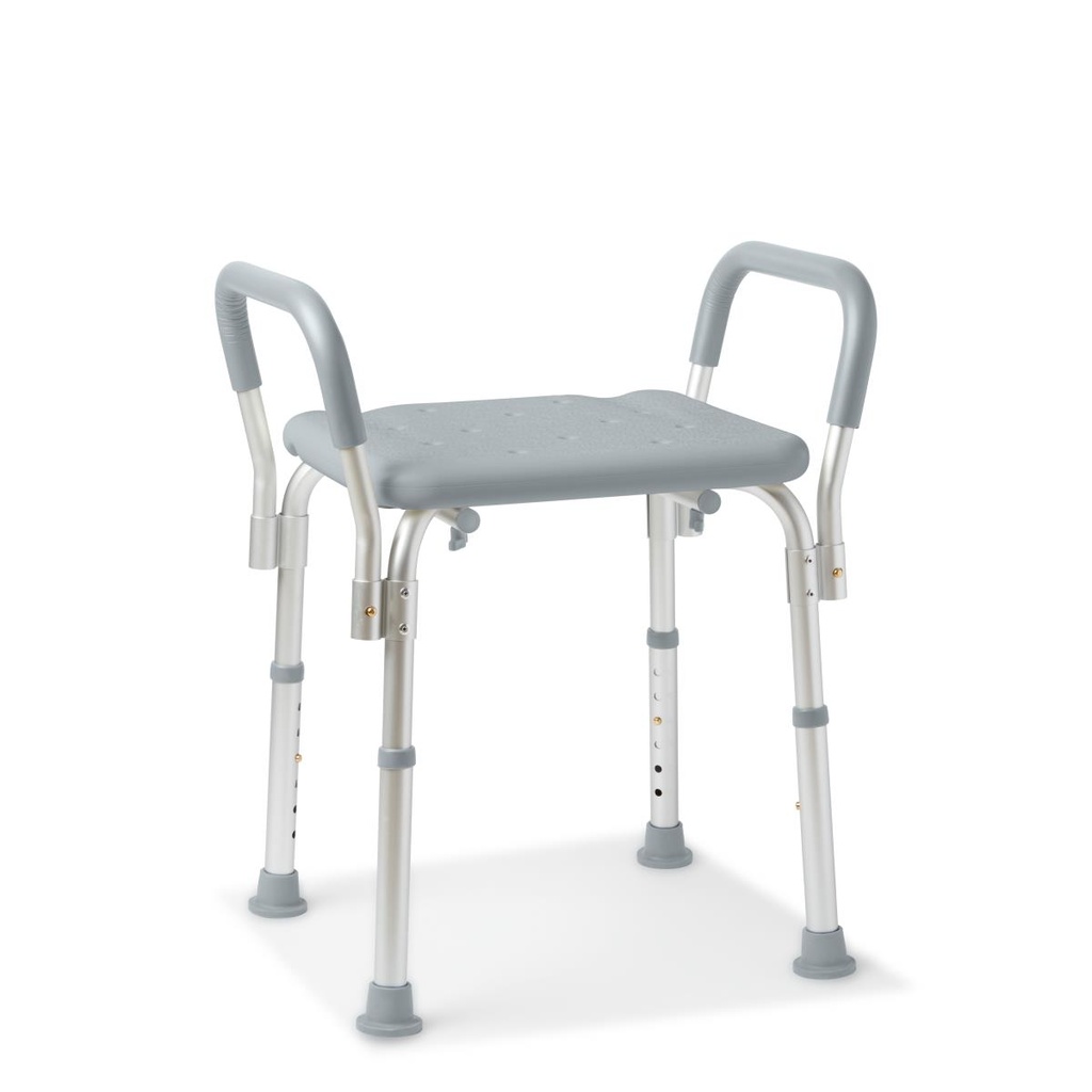 Medline Shower Chair with Arms and without Back | EACH