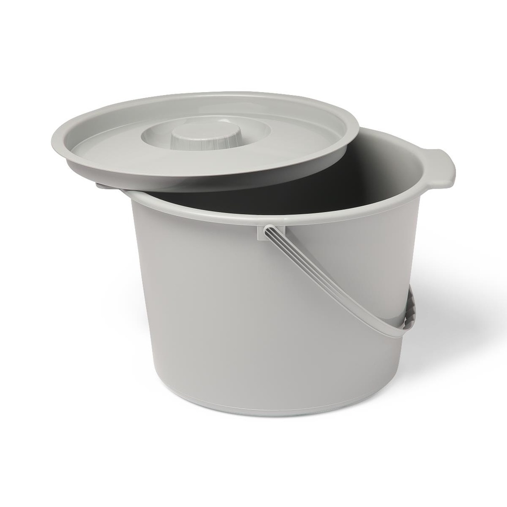Medline Commode Bucket with Lid and Handle; With Lid and Handle | CASE/6 EACH