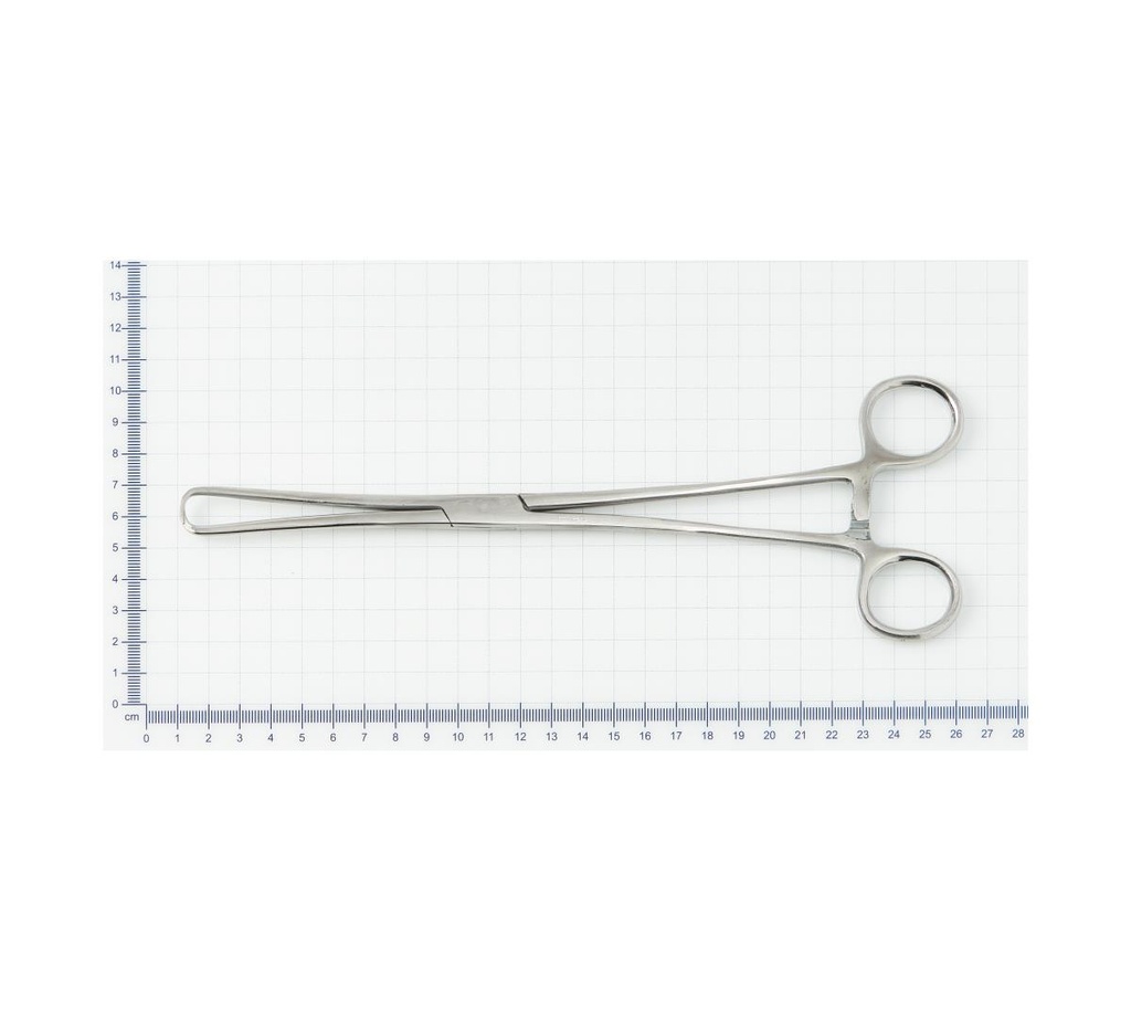 Medline Floor-Grade Schroeder Tenaculum Forceps; 9.5" (24 cm), Straight | BOX/12 EACH