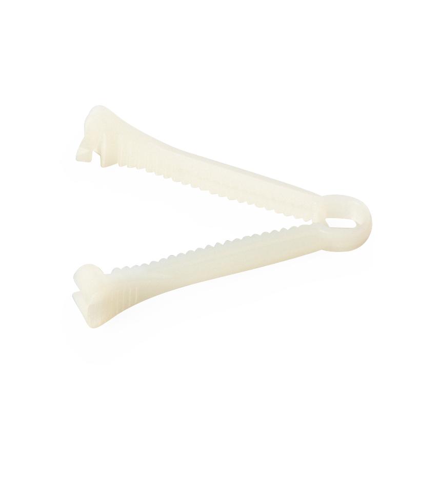 [DYNJ04229-CASE] Medline Floor-Grade Umbilical Cord Clamp; White | CASE/100 EACH