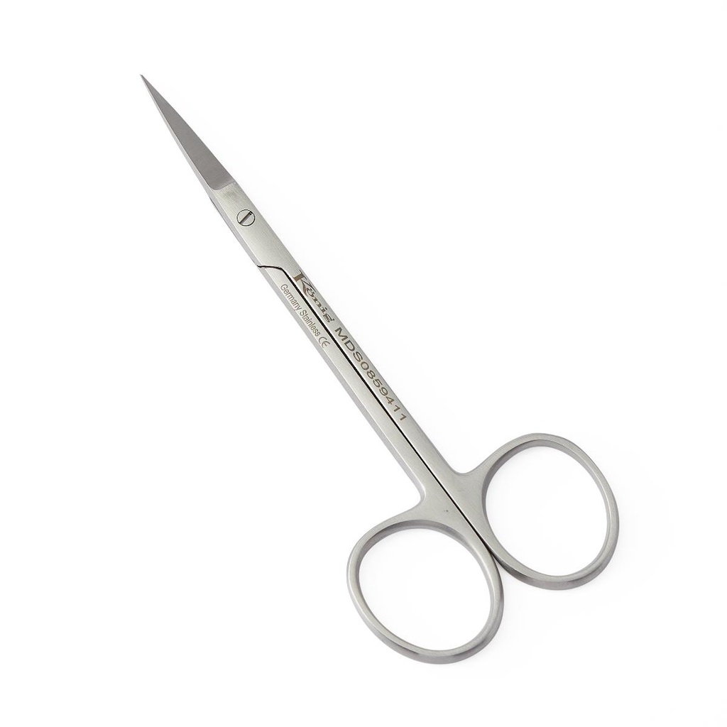 Medline Konig Iris Scissors; 4.5" (11.5 cm), Straight | EACH