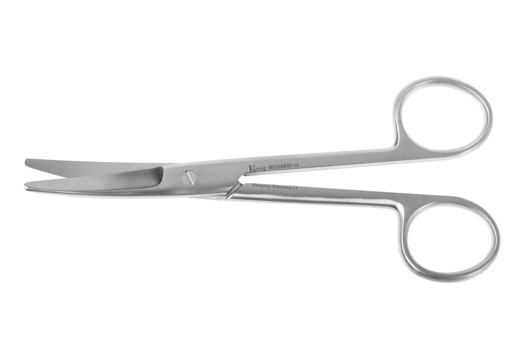 Medline Konig Mayo Dissecting Scissors; Curved, 5.5" (14 cm) | EACH