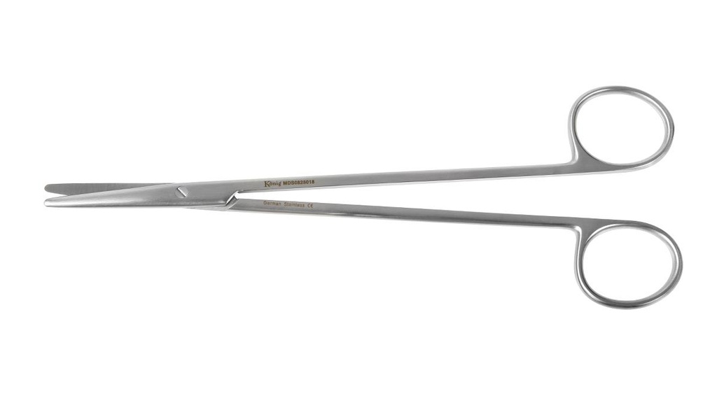Medline Konig Metzenbaum Dissecting Scissors; Straight, 7" (18 cm) | EACH