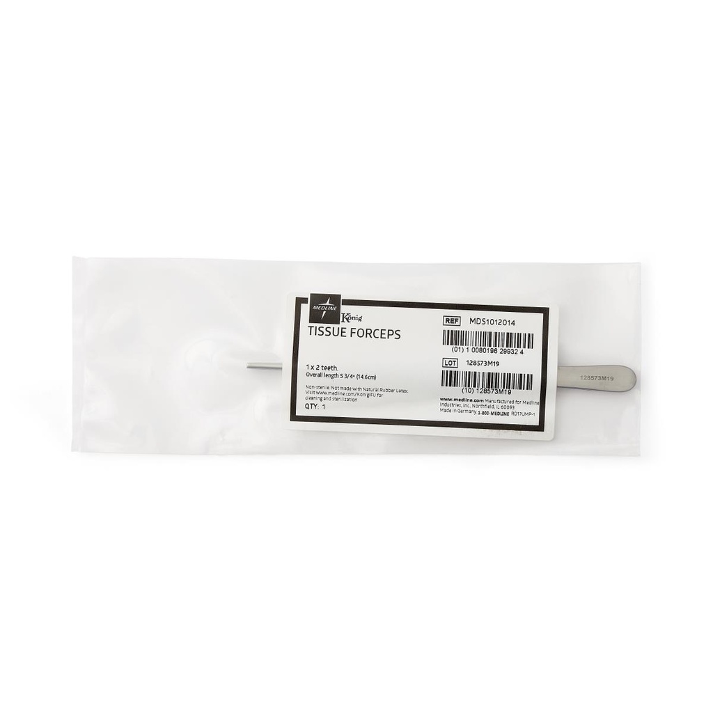 Medline Konig Standard Tissue Forceps; 5.75" (14.5 cm) | EACH