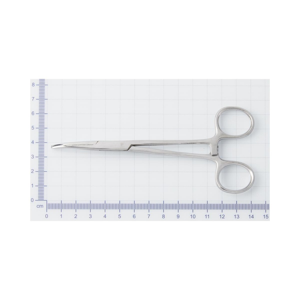 Medline Stainless-Steel Floor-Grade Kelly Forceps; 5.5" (14 cm), Curved | BOX/12 EACH