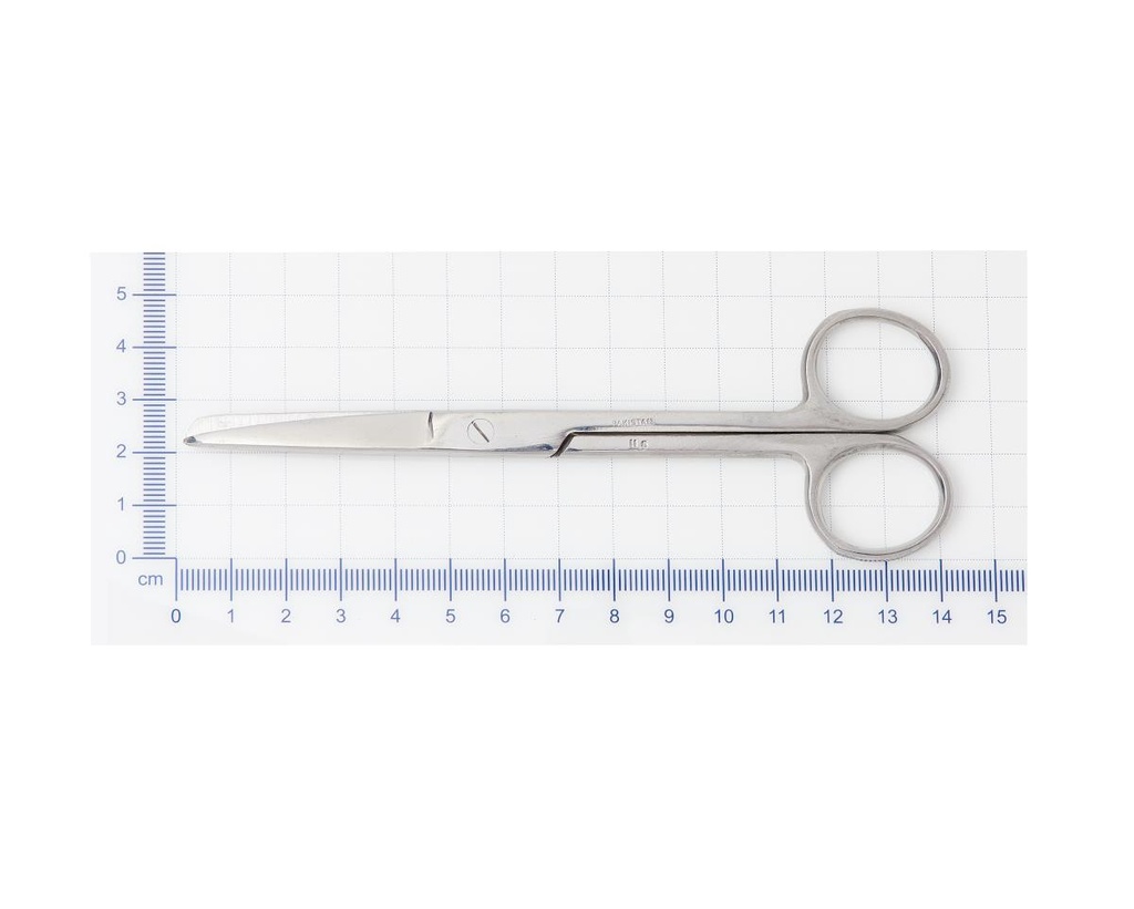 Medline Sterile OR Scissors, Sharp/Blunt; 5.5" (14 cm), Straight | CASE/25 EACH