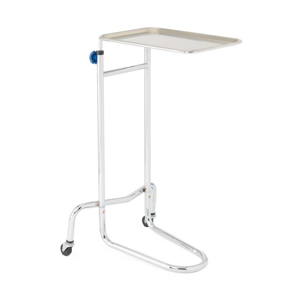 Medline Chrome Mayo Stand with California-Style Base | EACH