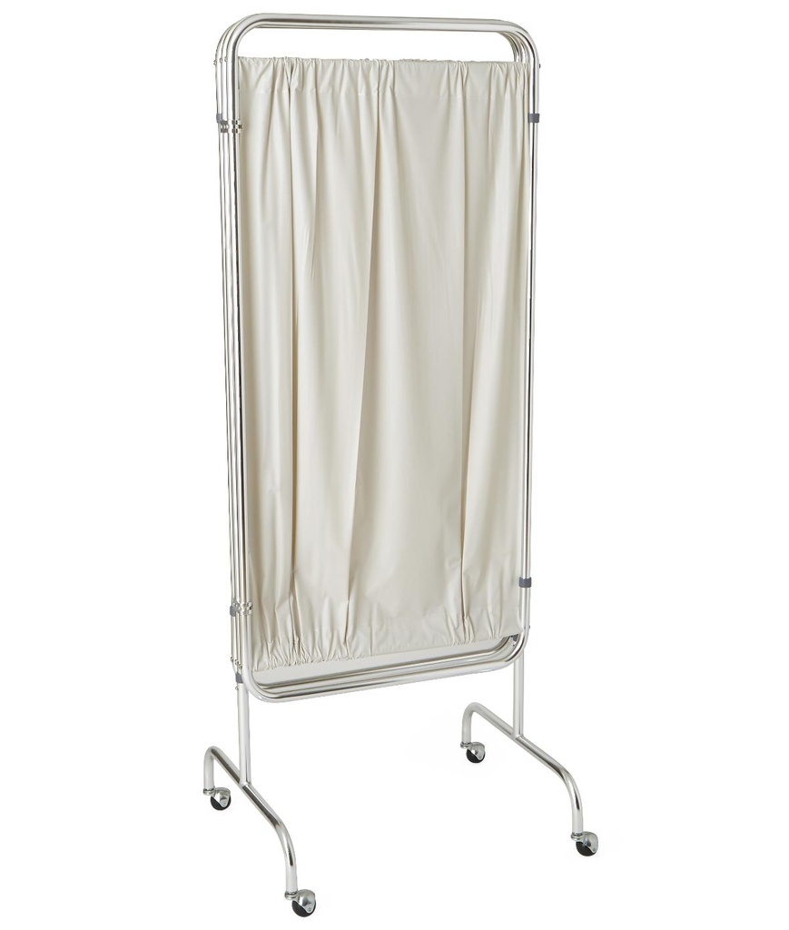 Medline Folding 3-Panel Privacy Screen; 9’ (2.75 m), White | EACH