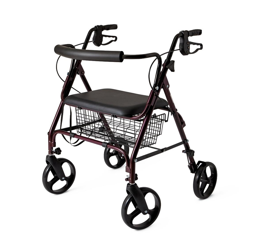 Medline Heavy-Duty Bariatric Rollator; Aluminum | CASE/1 EACH