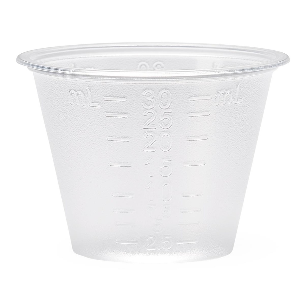 [DYND70000-CASE] Medline Non-Sterile Graduated Plastic Medicine Cup; 30 mL | CASE/5000 EACH | PKG/100 EACH