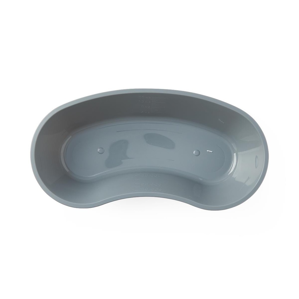 Medline Plastic Emesis Basin; Graphite, 500 cc (ml) | CASE/250 EACH