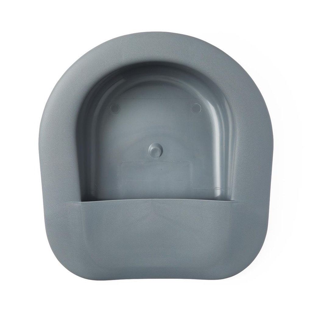 Medline Single-Use Fracture Plastic Bariatric Bedpan; Graphite | CASE/4 EACH