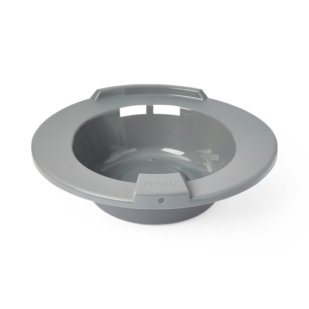 Medline Sitz Bath Plastic Basin Set with 2 Bags and Tubing; Graphite, 2.11 qt. (2 L) | CASE/10 EACH