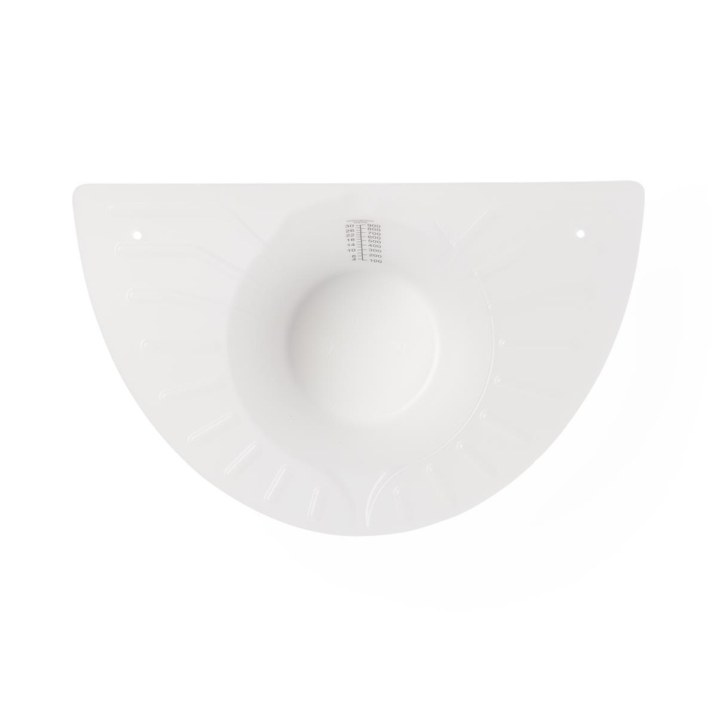 Medline Standard Specimen Collector Pan for Urine and Stool, 900 mL, 30 oz. | CASE/100 EACH